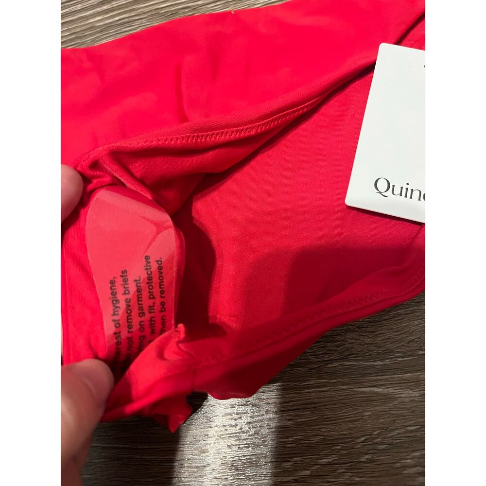 Quince Two-piece Bikini Set in Cherry Red Size L NWT! - Picture 4 of 6